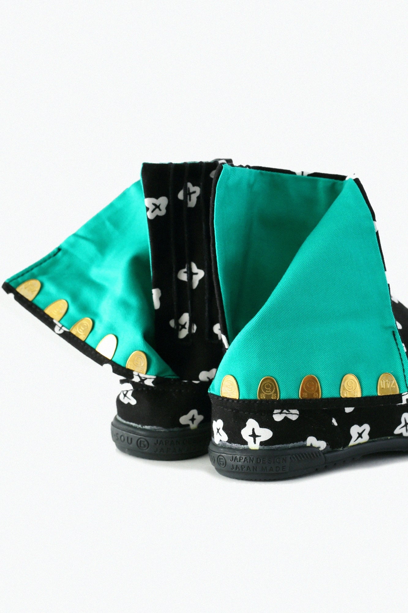 [En ligne seulement] 5 chaussettes tabi à bouts ronds/petites fleurs
