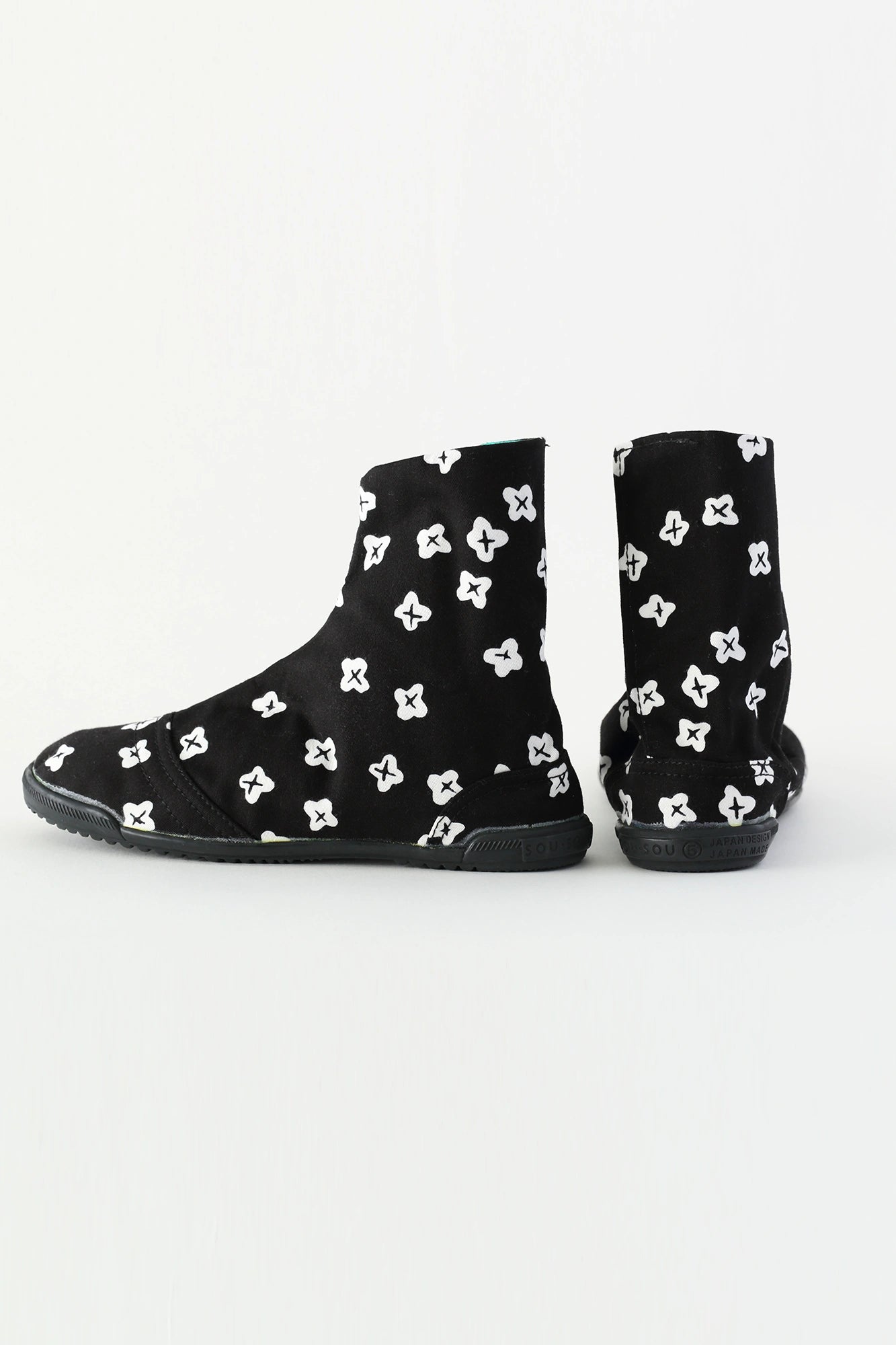 [En ligne seulement] 5 chaussettes tabi à bouts ronds/petites fleurs