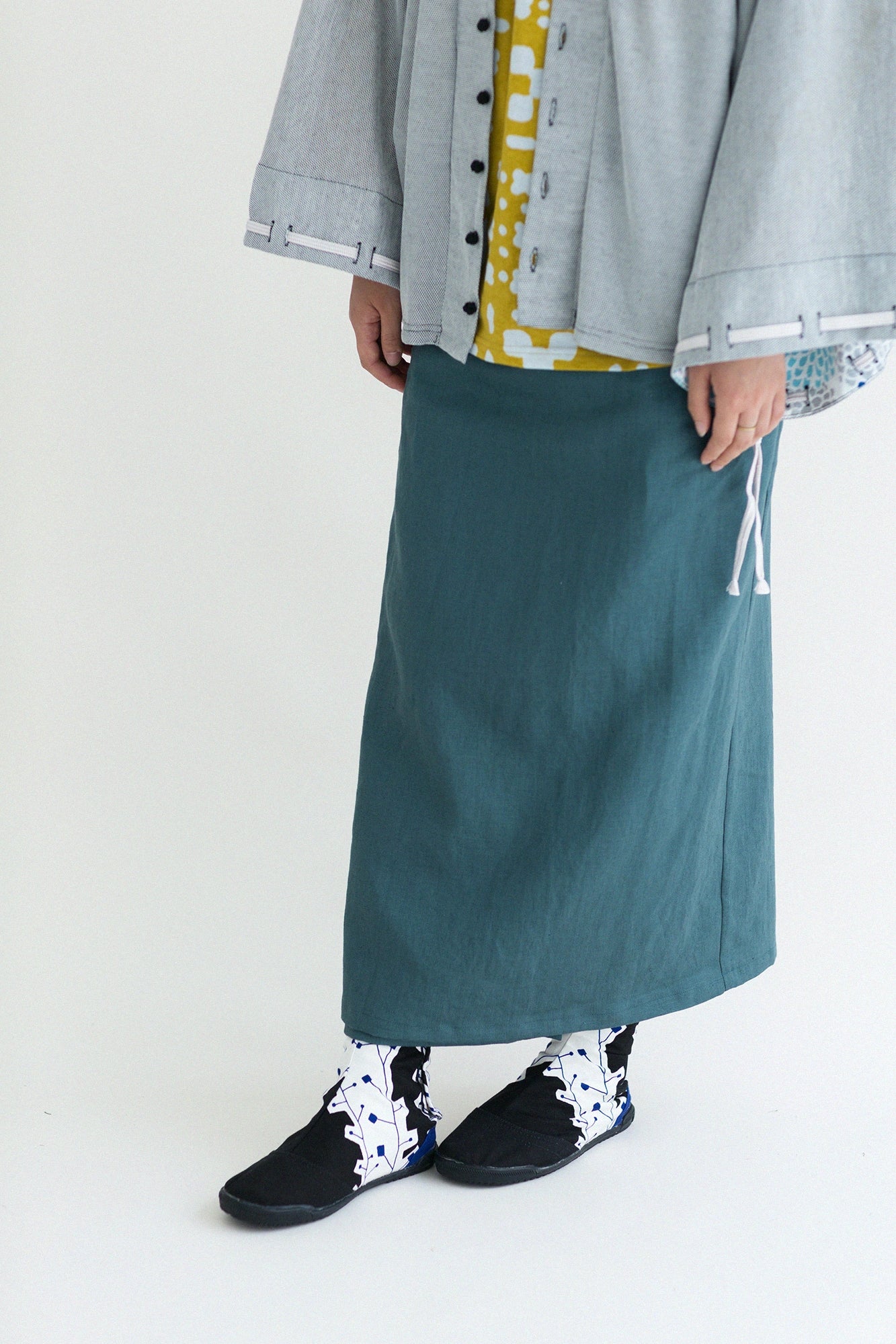 【net limited】Marugo Round Toe Tabi Shoes / Cold Dew