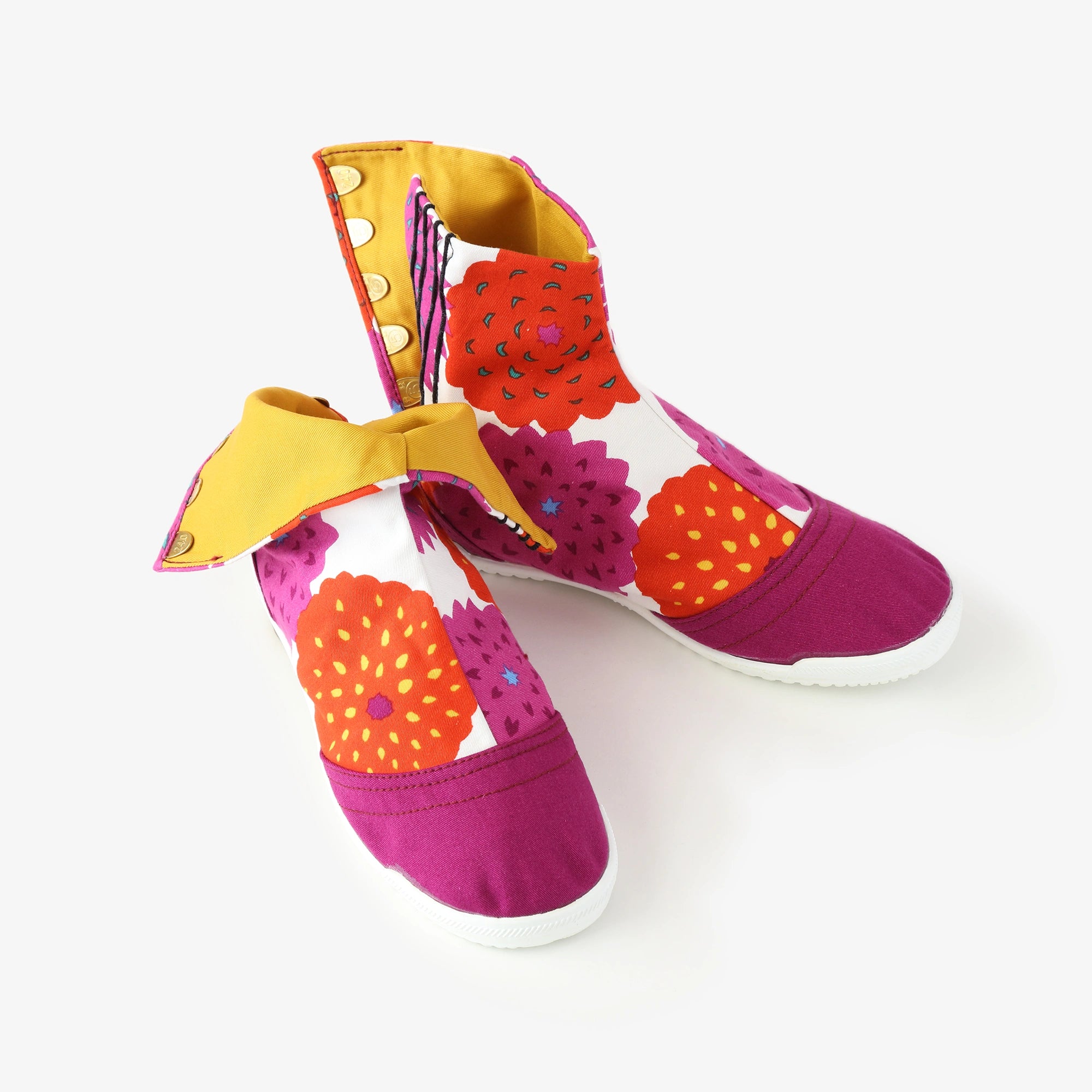 【net limited】Marugo Round Toe Tabi Shoes / Dahlia