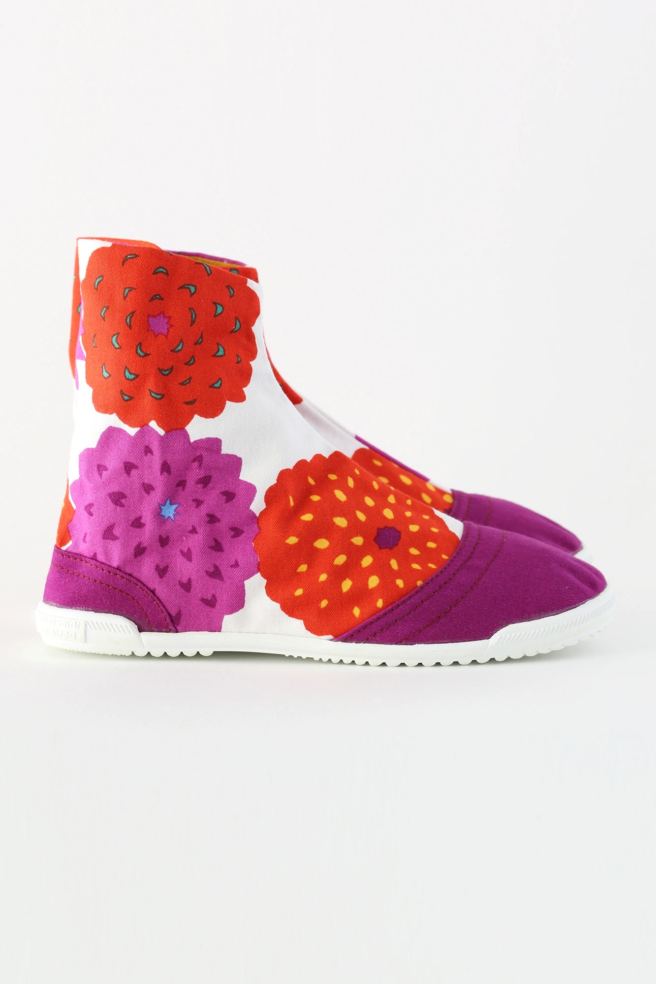 【net limited】Marugo Round Toe Tabi Shoes / Dahlia