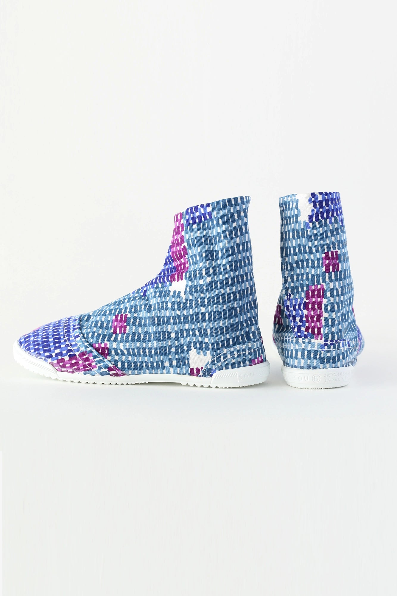 【net limited】Marugo Round Toe Tabi Shoes / Ancient Fabric