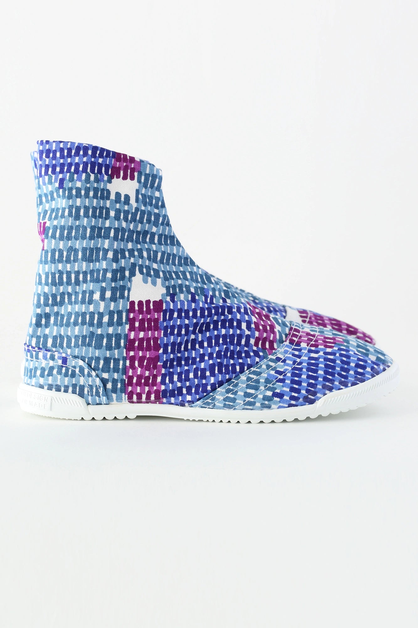 【net limited】Marugo Round Toe Tabi Shoes / Ancient Fabric