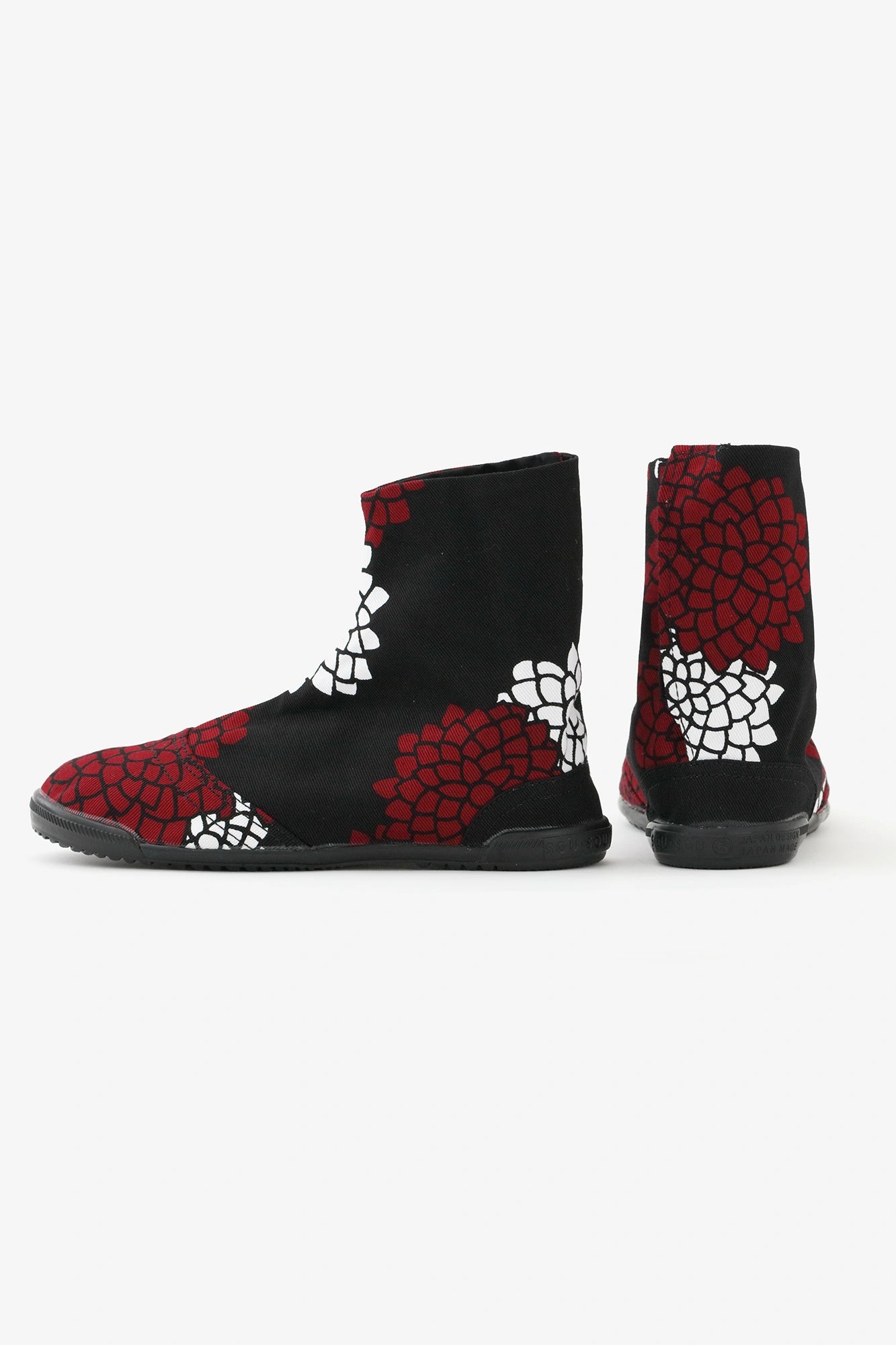 5 chaussettes Tabi arrondies / chrysanthemum entre les nuages