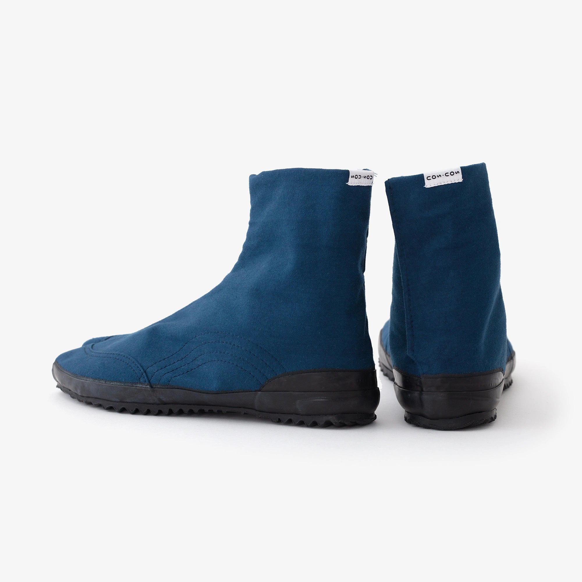 Festival Split Toe Tabi Shoes / Dark Blue × Chrysanthemum