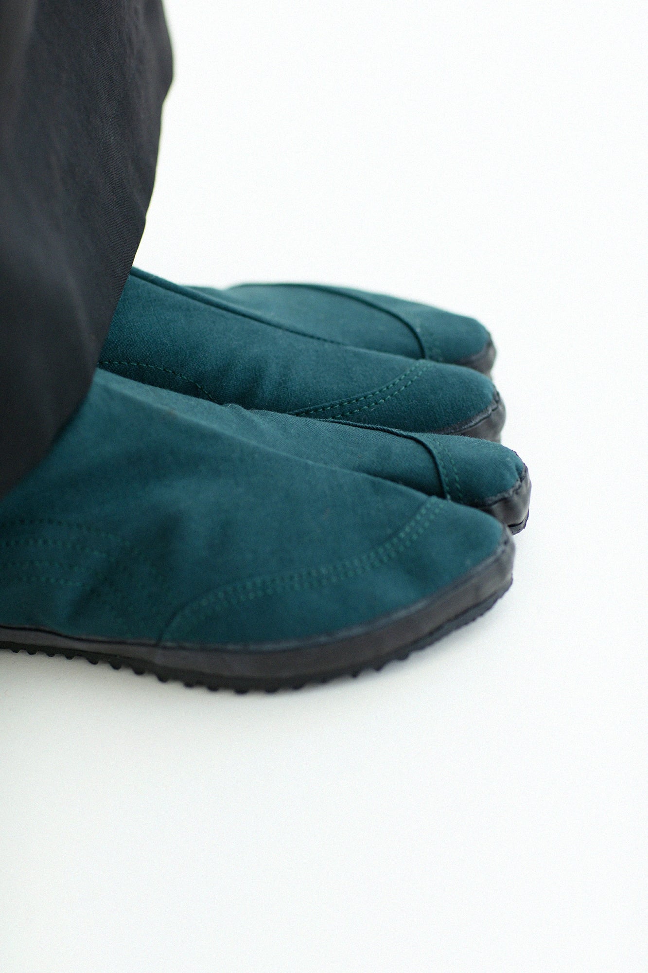 Festival Split Toe Tabi Shoes / Dark Green×Wooden Mosaic