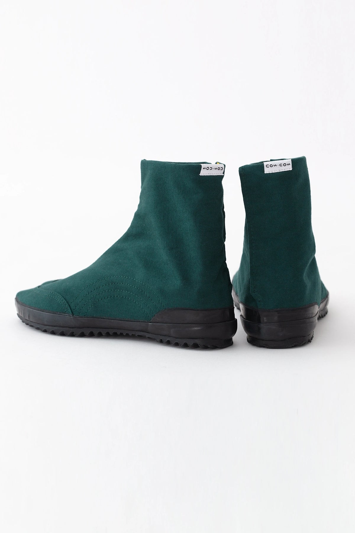 Festival Split Toe Tabi Shoes / Dark Green×Wooden Mosaic