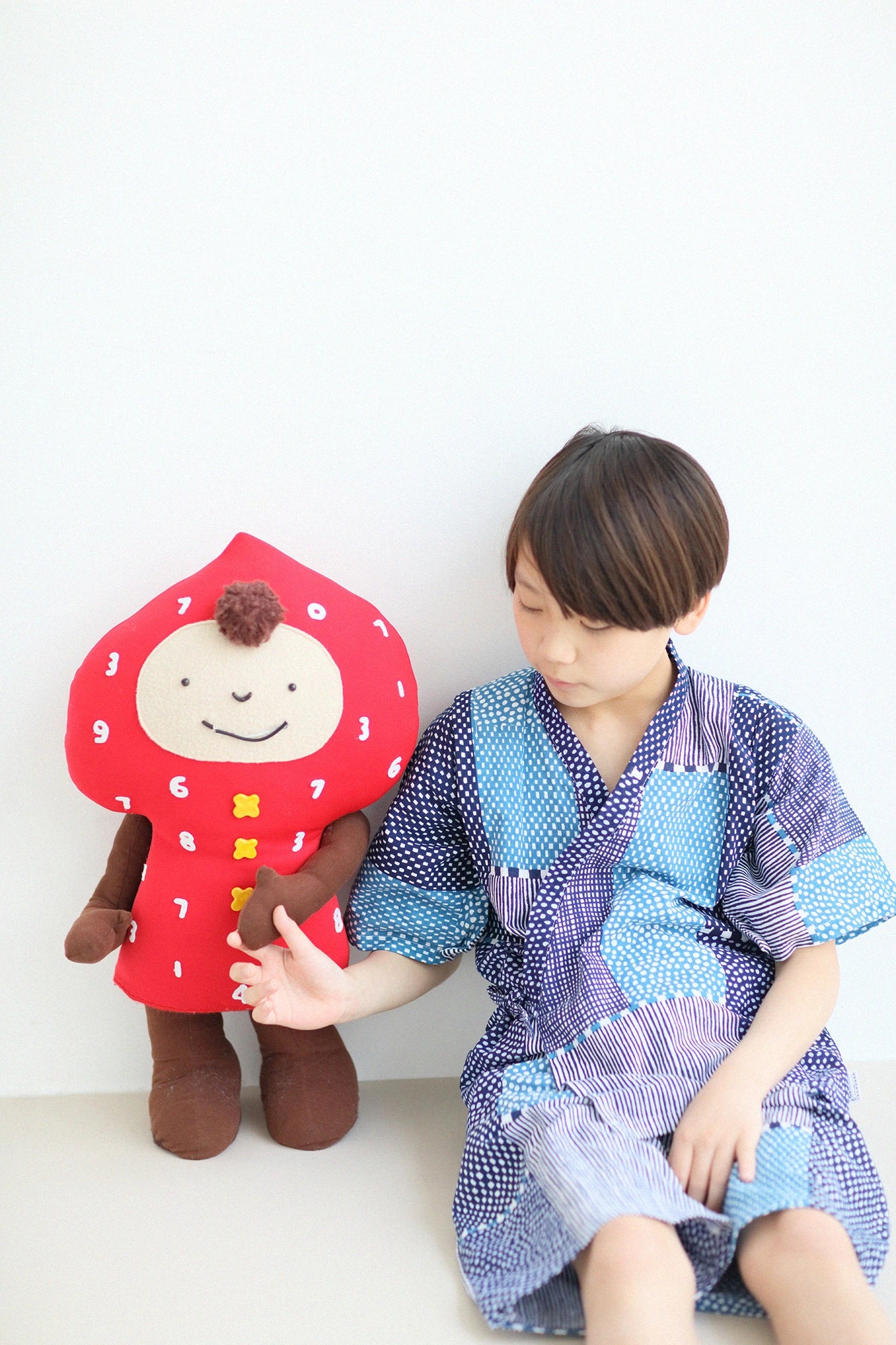 ●Isemomen Cotton Jinbei Set／Lines and Dots Seiwa