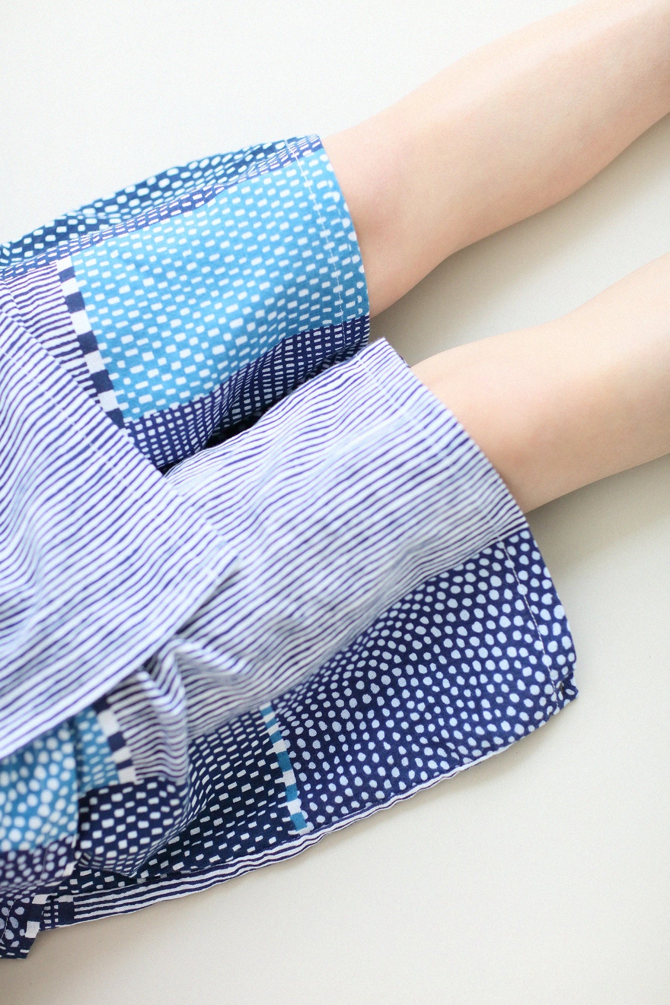 ●Isemomen Cotton Jinbei Set／Lines and Dots Seiwa