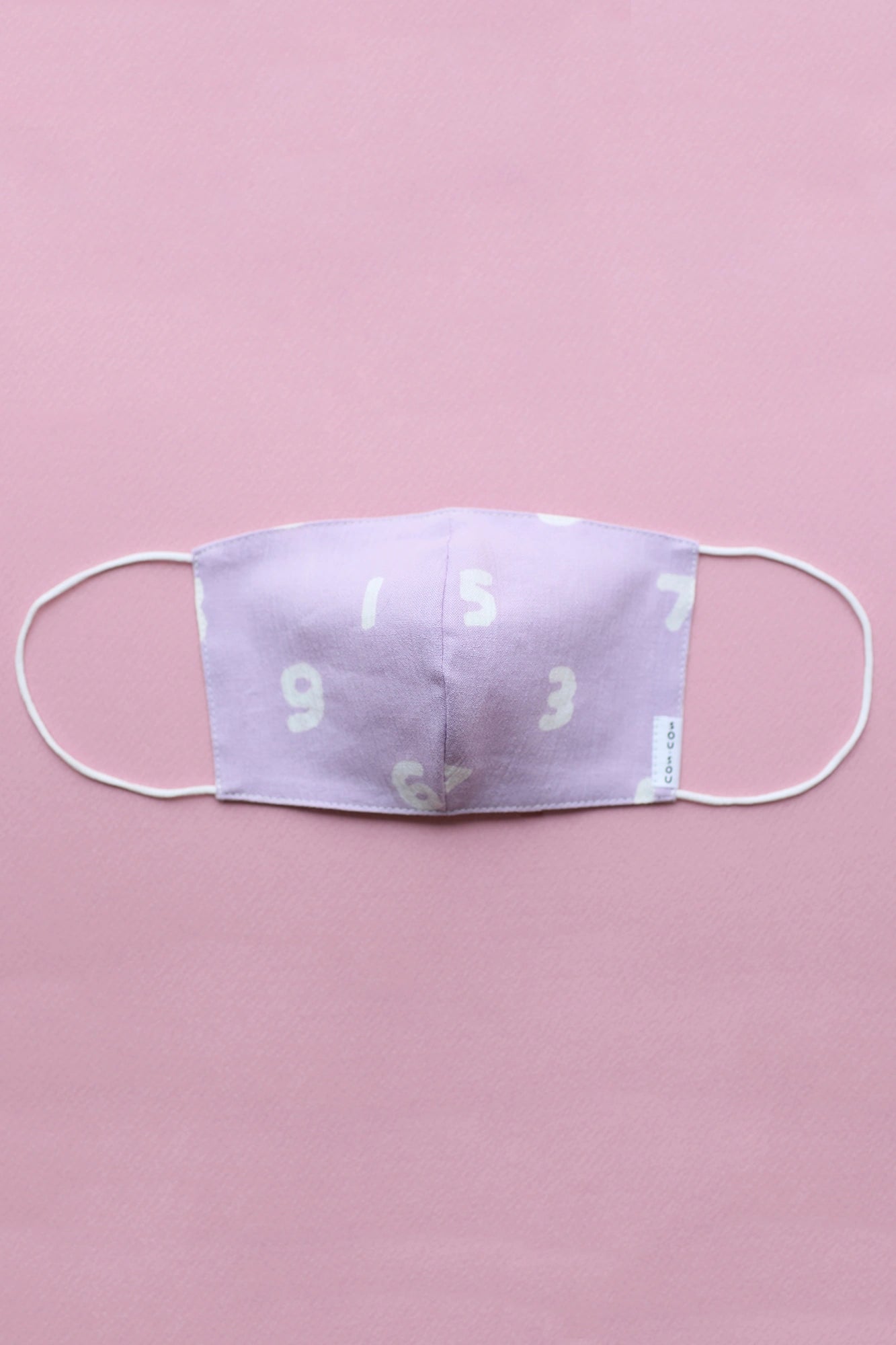 【30%OFF】高島縮棉 圖案紋樣布口罩（M碼）／SO-SU-U 十數 淡桃色