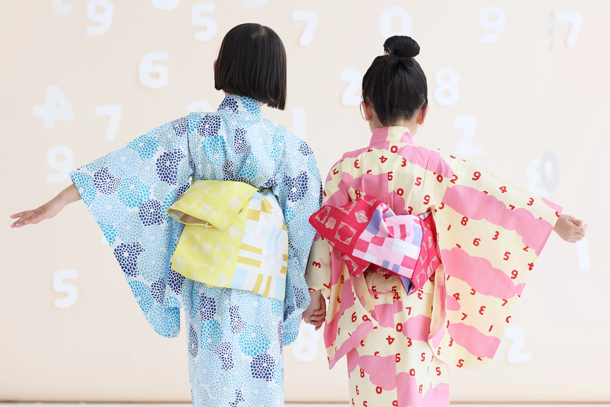 ●SOU・SOU×京都丸紅 女孩的兒童Yukata/全菊 涼爽