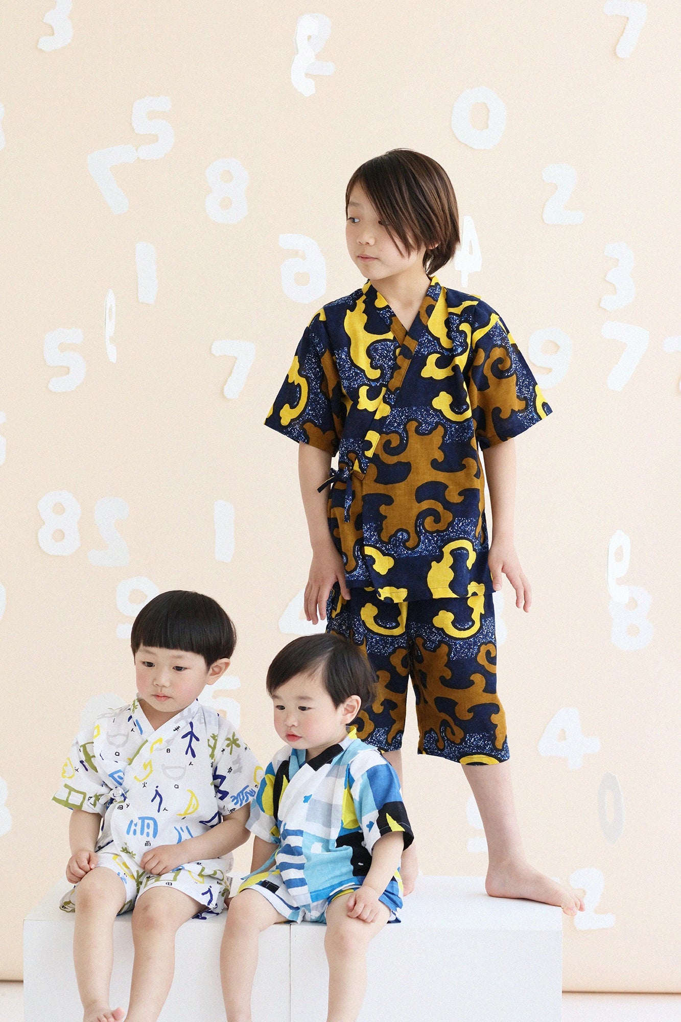 ●Isemomen Cotton Jinbei Set／Moon and Stars