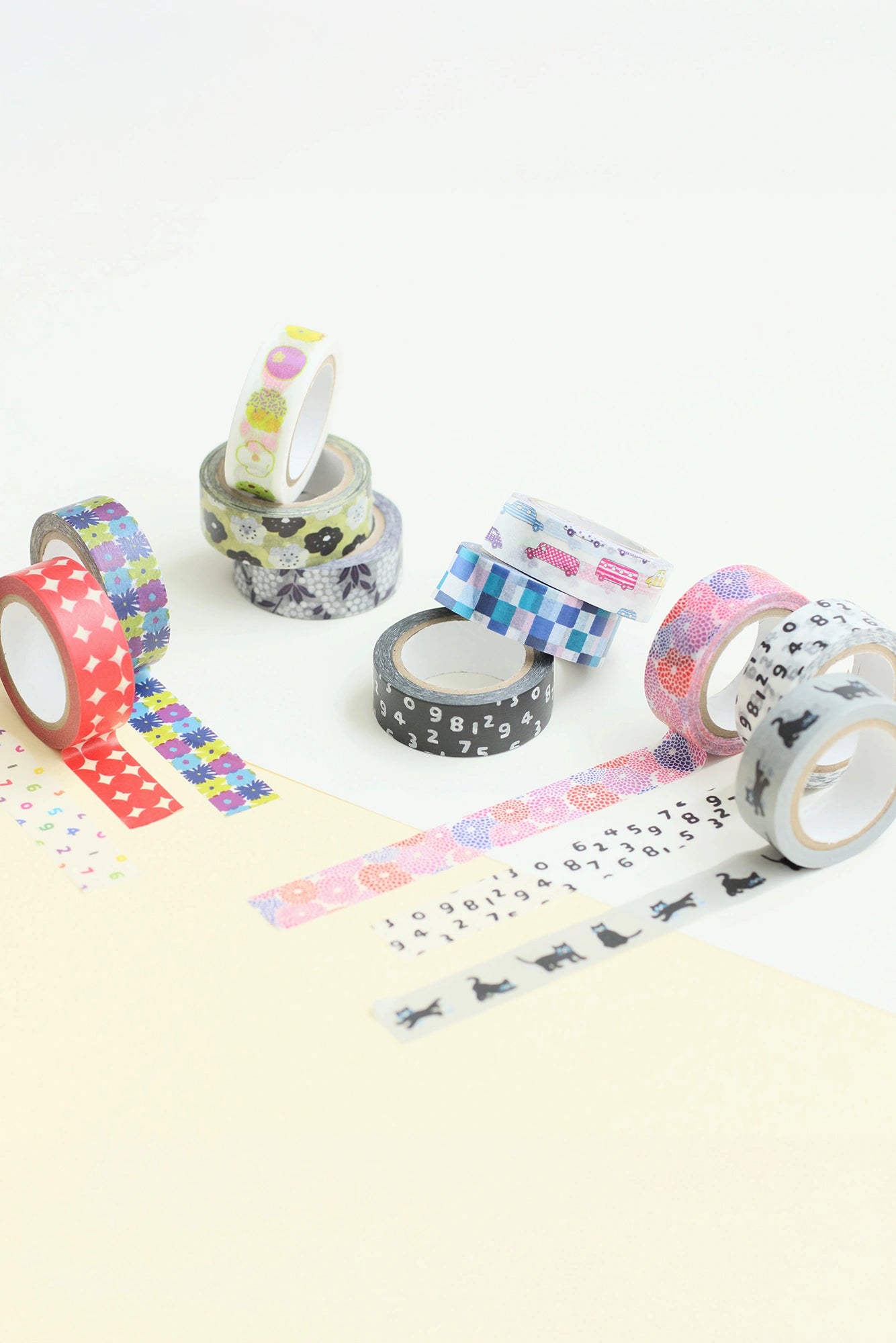 【官網限定】圖案紋樣・紙膠帶／全菊【1.5cm寬】