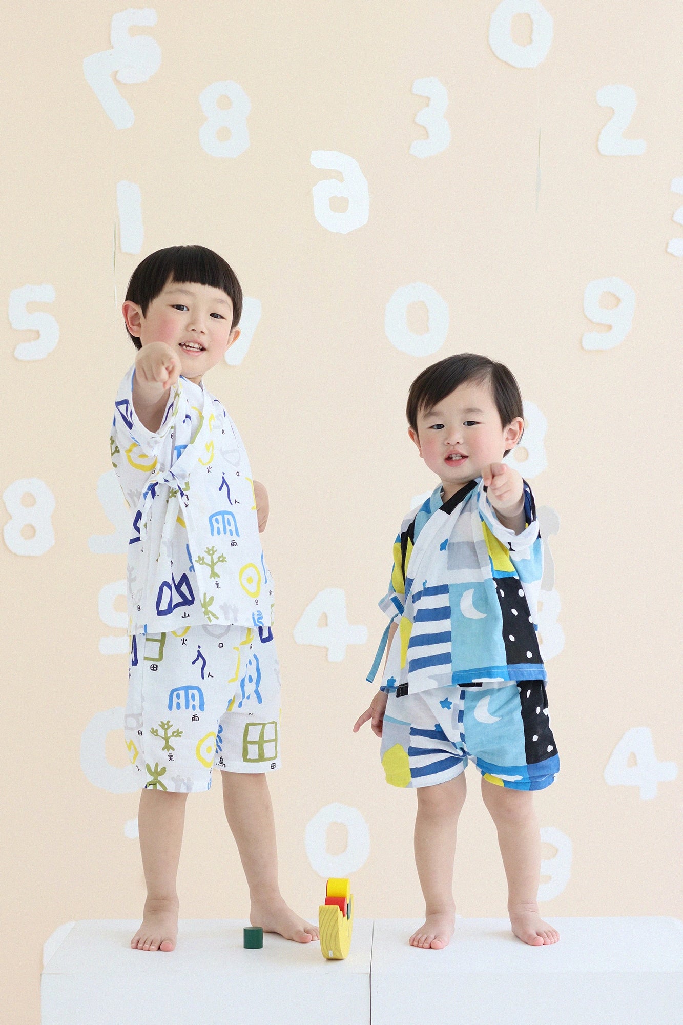 ●Isemomen Cotton Jinbei Set／Moon and Stars