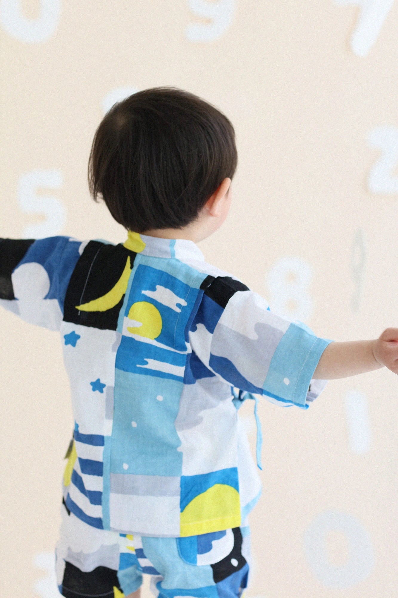 ●Isemomen Cotton Jinbei Set／Moon and Stars