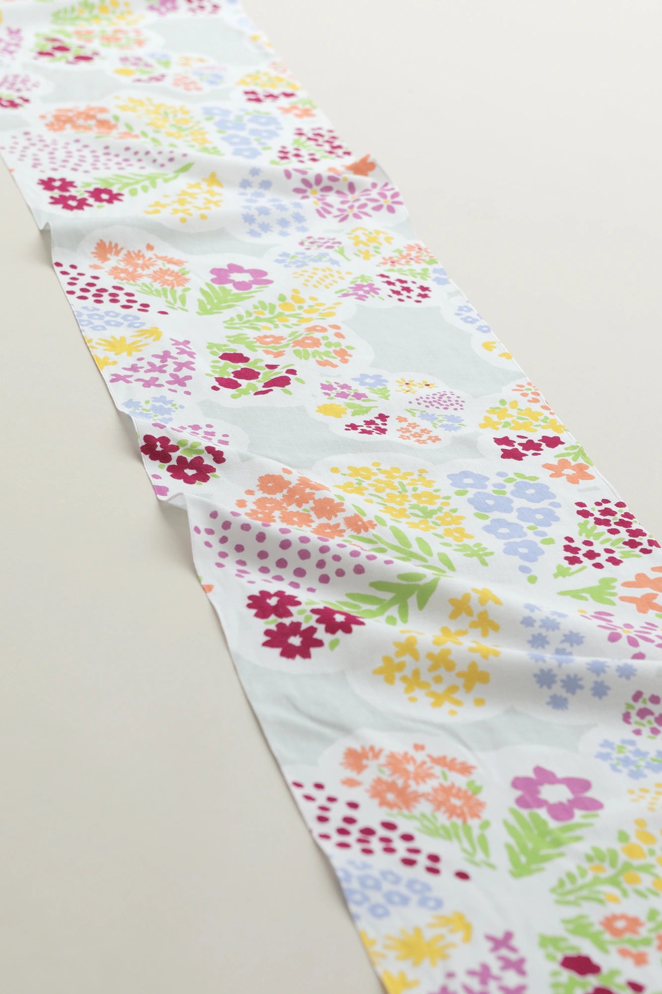 布料剪裁販售 （伊勢木棉 手巾布料）／菊花文＜50cm＞