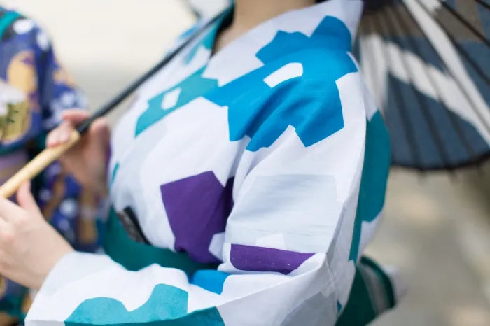 【※Custom Sewing Price Excluded】SOU・SOU×Kyoto Marubeni Yukata Fabric／Origami Cool Wind Blows
