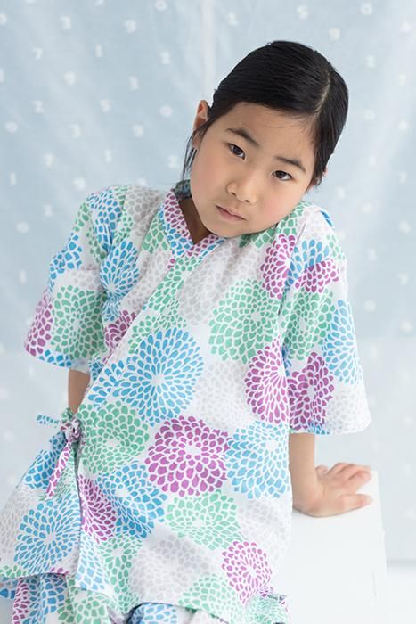 ●いせもめん こどもじんべい／きくづくし りょうふう