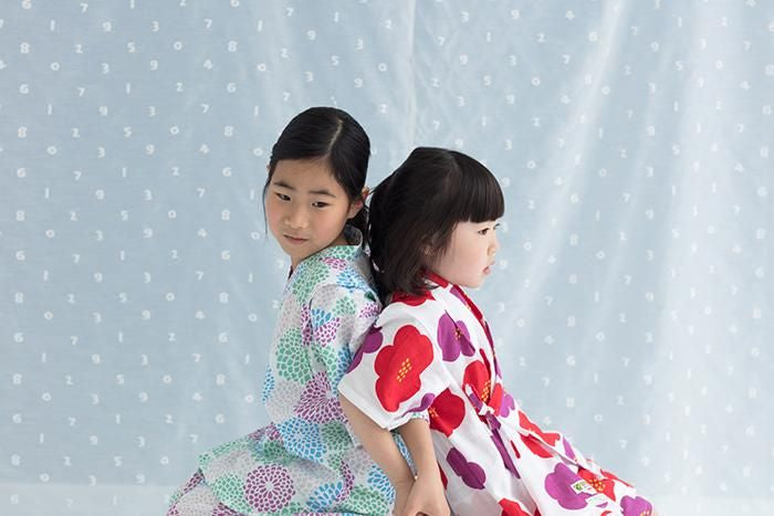 ●いせもめん こどもじんべい／きくづくし りょうふう