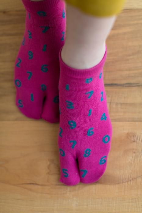 分趾襪（腳踝長度）／SO-SU-U十數 粉紅【男・女性用】