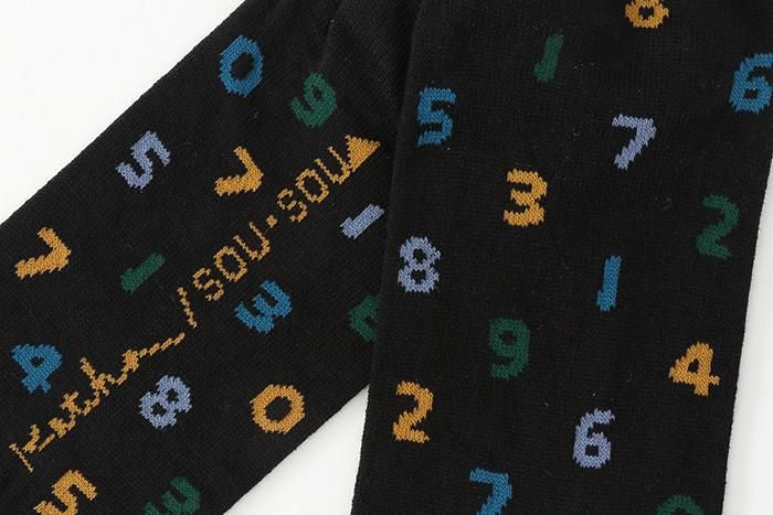 分趾襪（腳踝長度）／SO-SU-U十數 四味 黑色 【男・女性用】