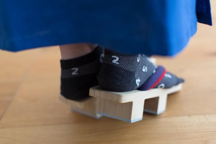 鹿之子 分趾襪（腳踝長度）／SO-SU-U十數 深灰色 【男・女性用】