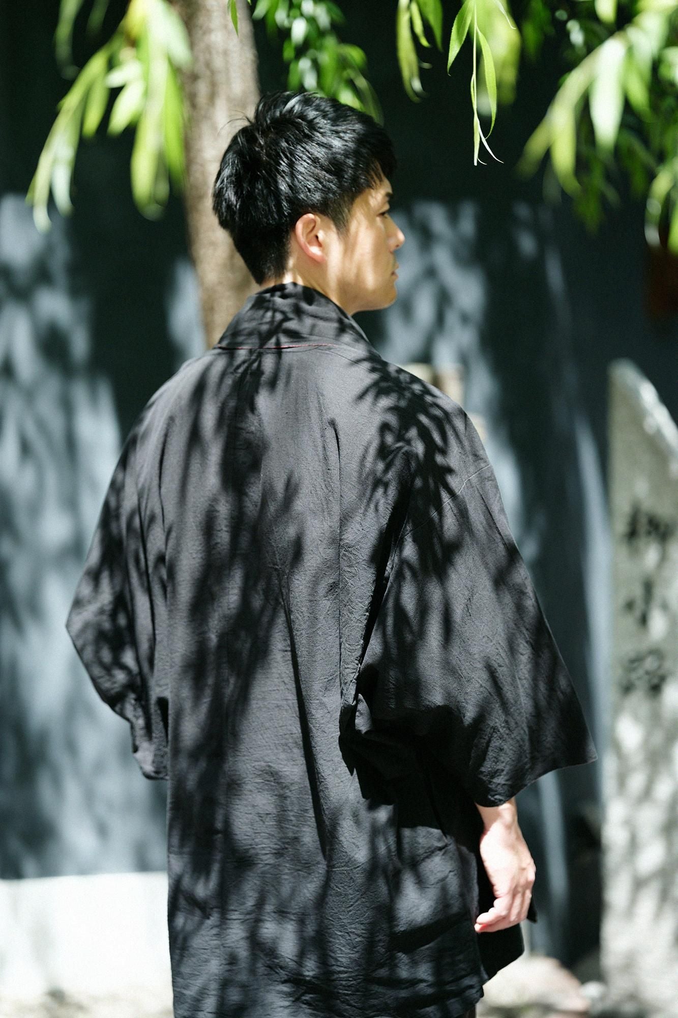 ISE棉20/20亚麻混合Mojiri袖套短衣服单/Nuryu羽毛颜色2（Nuarairo）