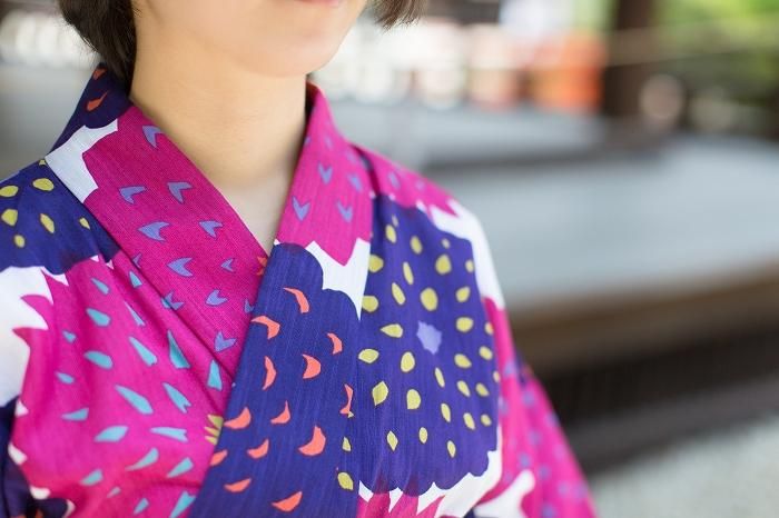 SOU・SOU×Kyoto Marubeni Yukata/Pivoine Tenjiku (Pivoine Tenjiku) Fleur violette (Shikombana)