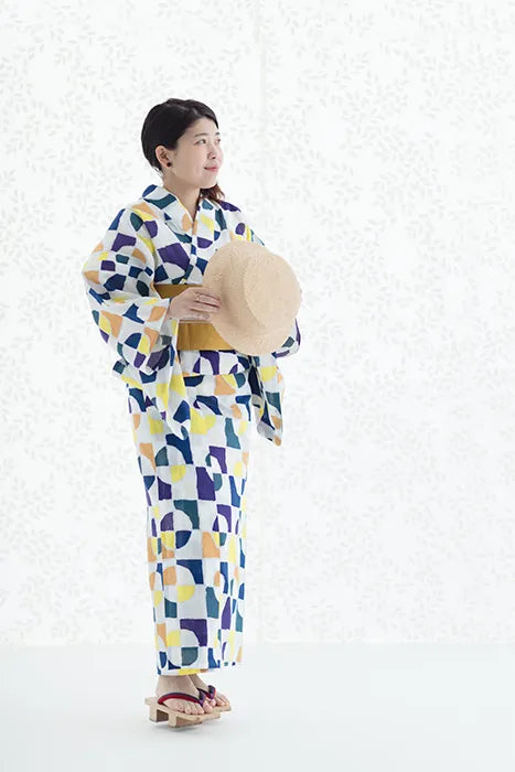 SOU・SOU x Kyoto Marubeni Yukata / Kaleidoscope Moonlight (Gekko ))