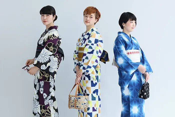 SOU・SOU x Kyoto Marubeni Yukata / Kaleidoscope Moonlight (Gekko ))