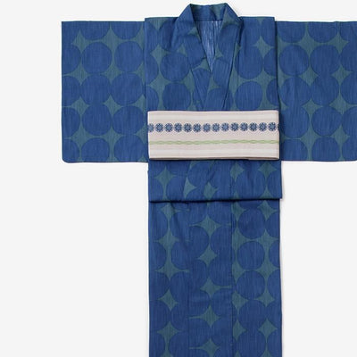 SOU・SOU×京都丸紅 浴衣／おはじき大 紺青色（こんじょういろ）