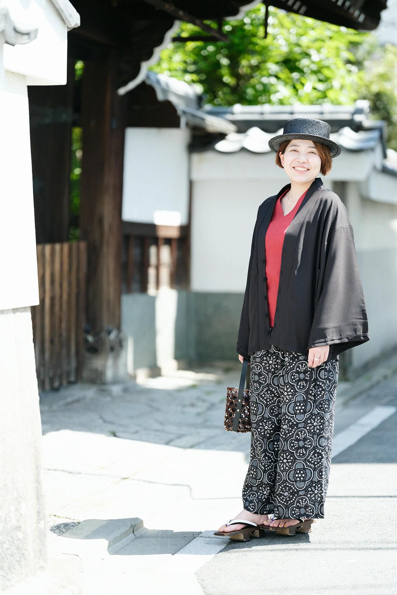 Takashima chiku 40/40未拧紧的项圈，第六长/脂肪（Enjiiro）