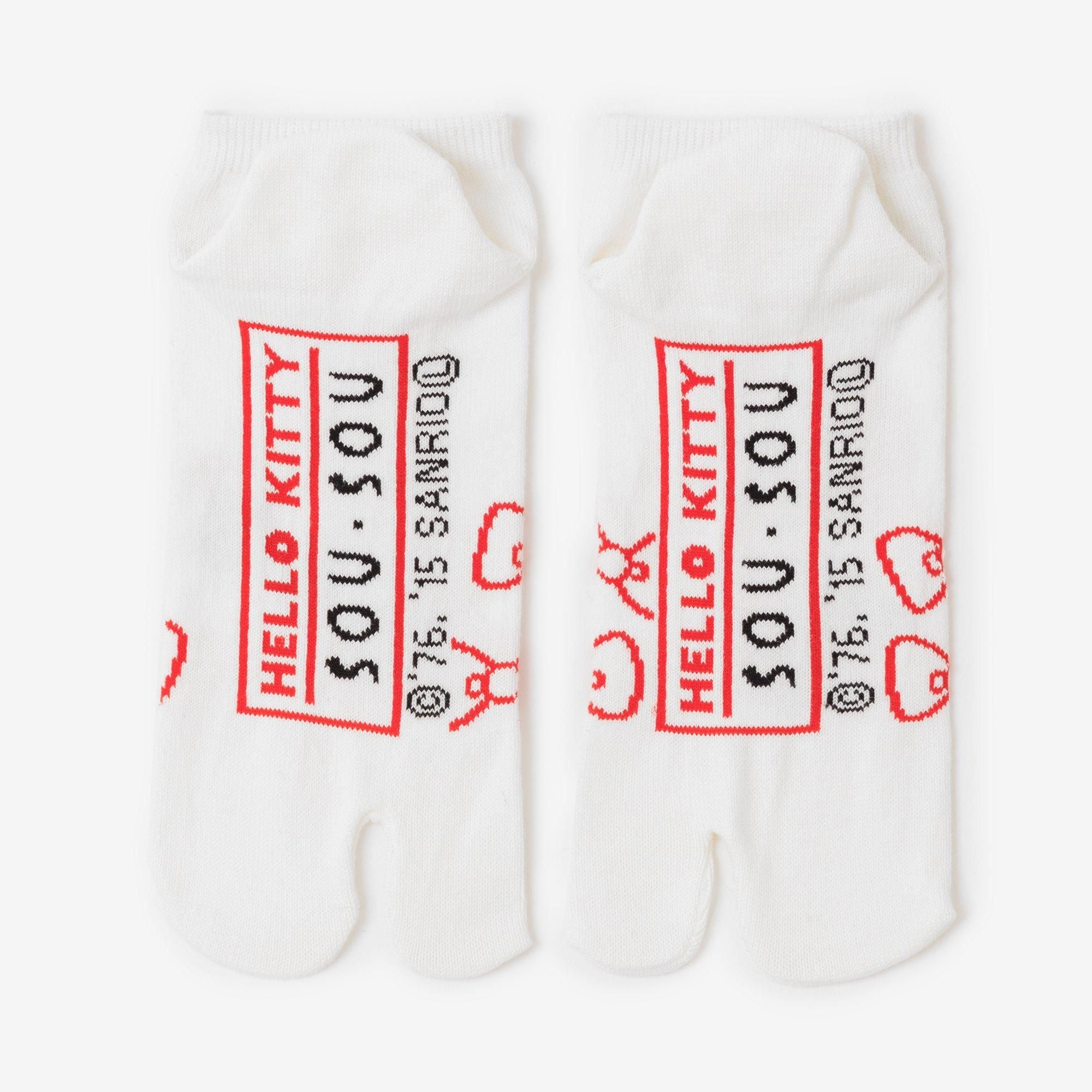 Sous Tabi Socks (longue longueur) / Hello Kitty x Sou ・ Sou [pour les femmes]