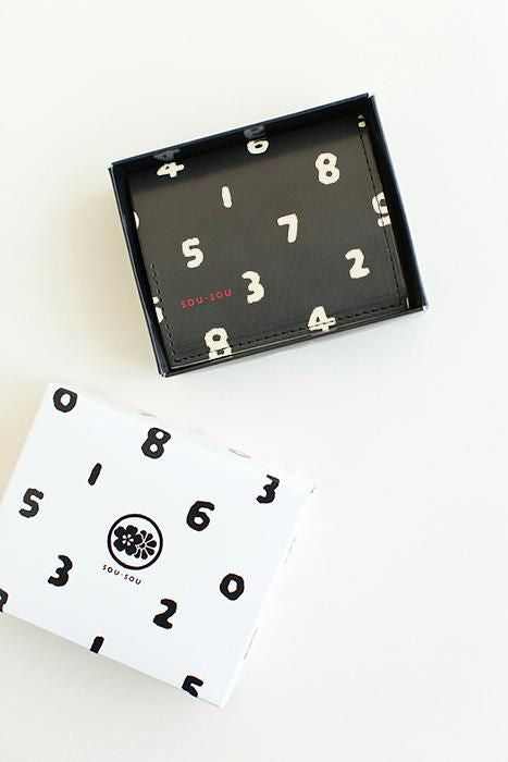 SOU・SOU×クアトロガッツ 小さいふ。／SO-SU-U 濡羽色（ぬればいろ）