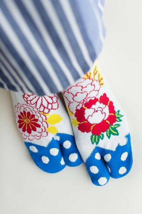 Sous Tabi Choques (longueur) / fan (pour les hommes et les femmes)