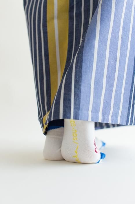 Sous Tabi Choques (longueur) / fan (pour les hommes et les femmes)