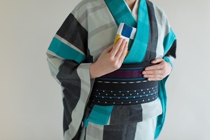 伊勢木綿 textile手ぬぐい／日々（ひび） 朝茶事（あさちゃじ）