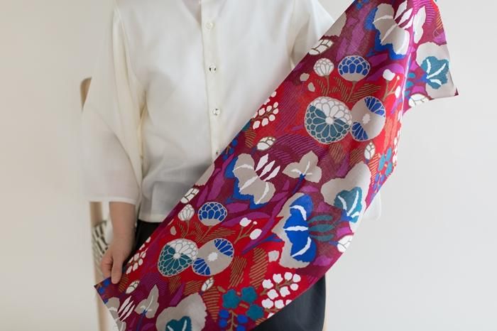 ISE Cotton Textile Tenugui / Elegant Romantic (Fuga Roman)