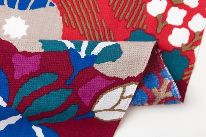 ISE Cotton Textile Tenugui / Elegant Romantic (Fuga Roman)