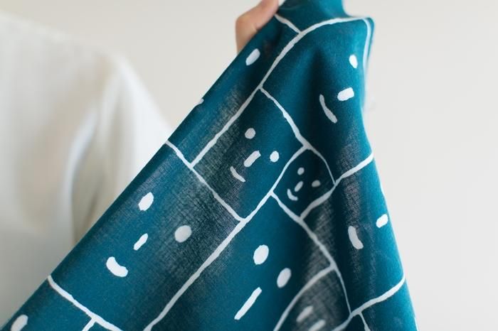 Ise cotton textile tenugui / sourire