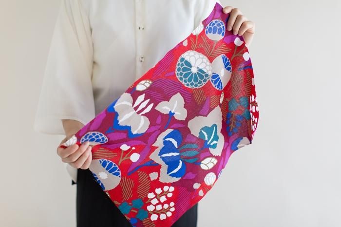 ISE棉花纺织品Tenugui（Himetake） /优雅的浪漫（Fuga Roman）