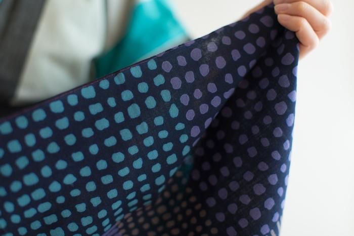 伊勢木綿 textile手ぬぐい（ひめ丈）／畑 大（はたけ だい）