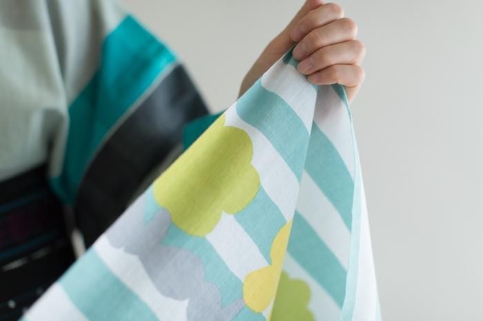 伊勢木棉圖案紋樣手巾（短版）/ Michikusa日和