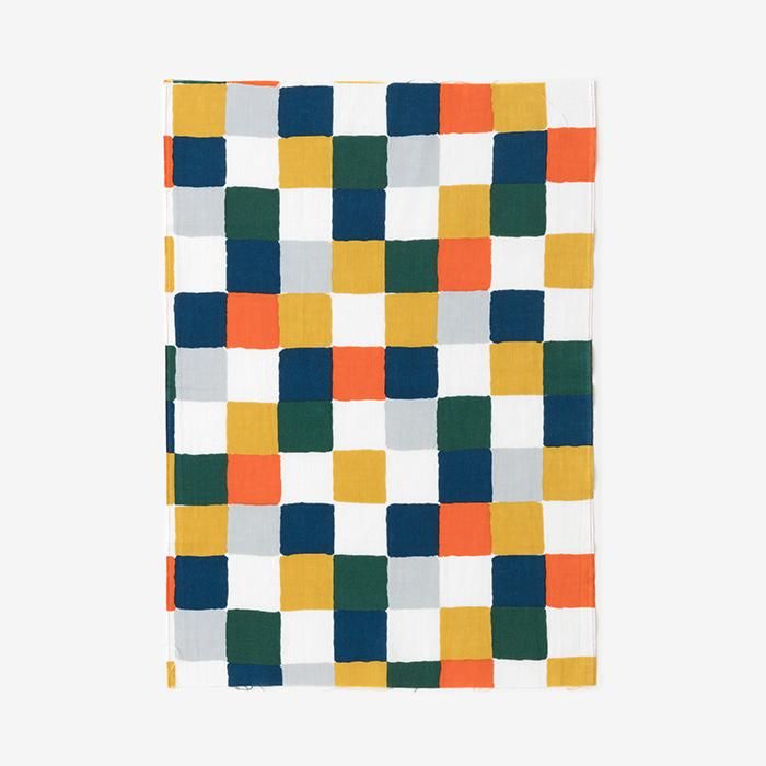 伊勢木棉圖案紋樣手巾（短版）/日常朝茶事