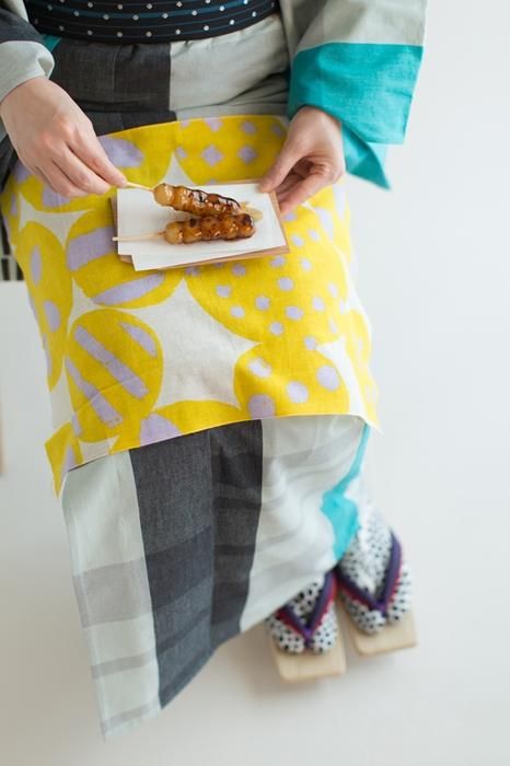 伊勢木綿 textile手ぬぐい（ひめ丈）／うらら 嬉々（きき）