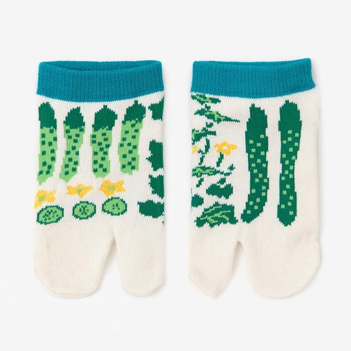 ●Tabi Socks for Kids Low-cut / Cucumber【S・M・L】
