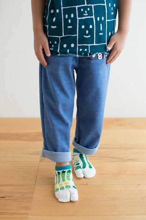 ●Tabi Socks for Kids Low-cut / Cucumber【S・M・L】