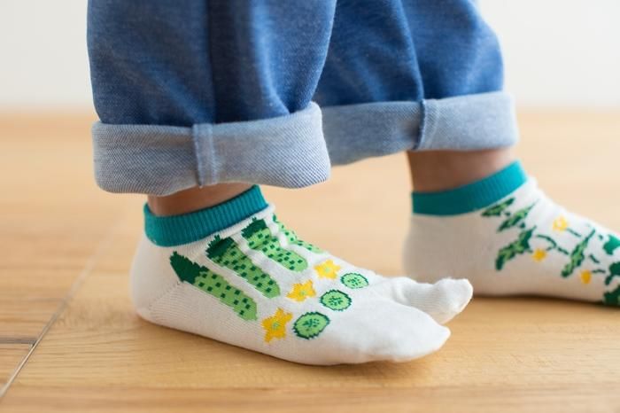 ●Tabi Socks for Kids Low-cut / Cucumber【S・M・L】
