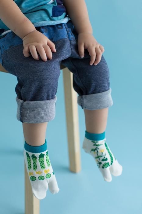 ●Tabi Socks for Kids Low-cut / Cucumber【S・M・L】