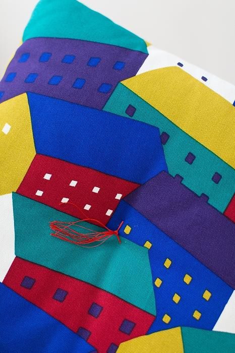 SOU・SOUKyoto Cushion（No.8 Canvas）／Northern Countries variegated (tasai) [※DeliveryApproximately 3 weeks]